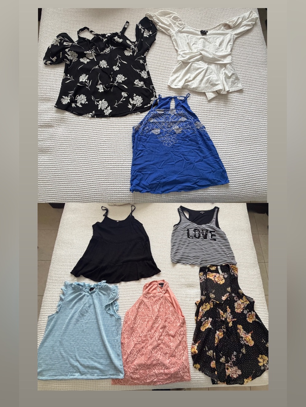 Women's Sleeveless Tops ( Bundle)